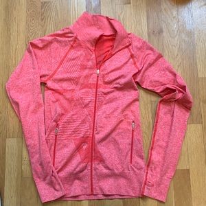 Oiselle Tripoli Zip-up Lightweight Running Jacket Rio Res Size Small